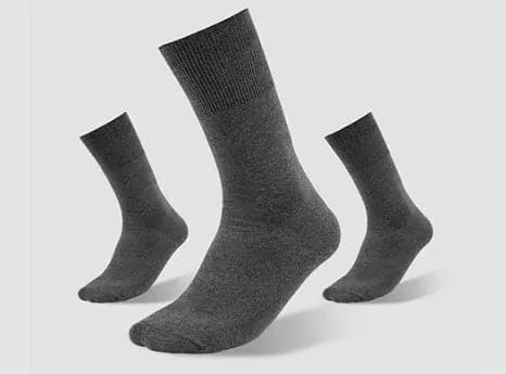 FitVille Diabetics Loose Ankle Socks Pack of 5 (Unisex)