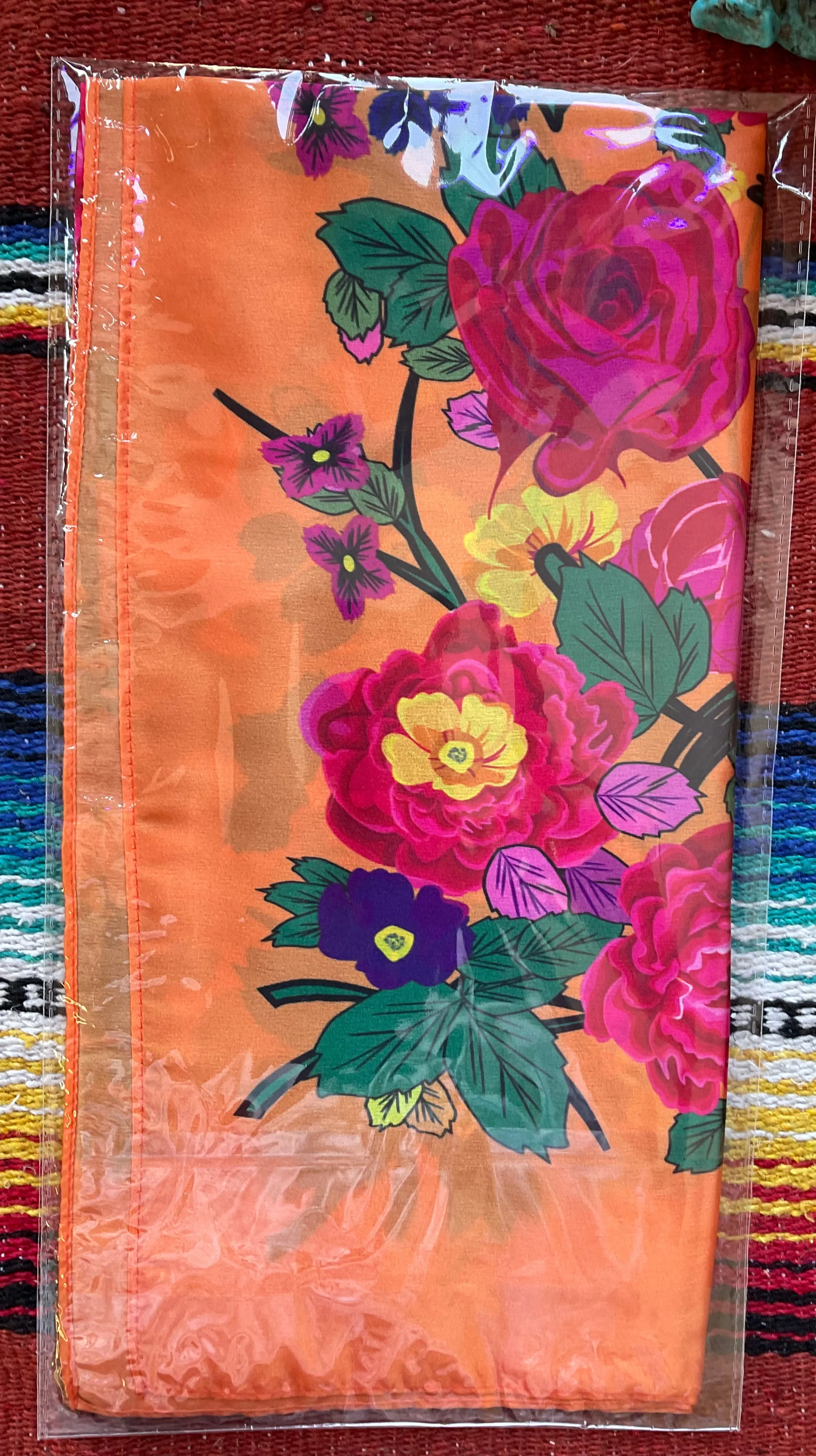 Floral Silk Scarves