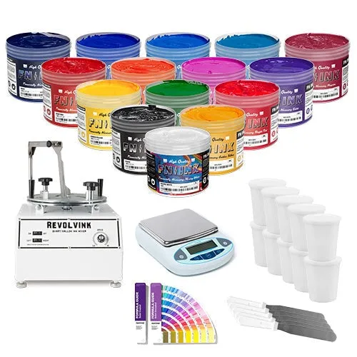 FN-INK™ Mixing System Premium Ink Kit with RevolvInk Mixer