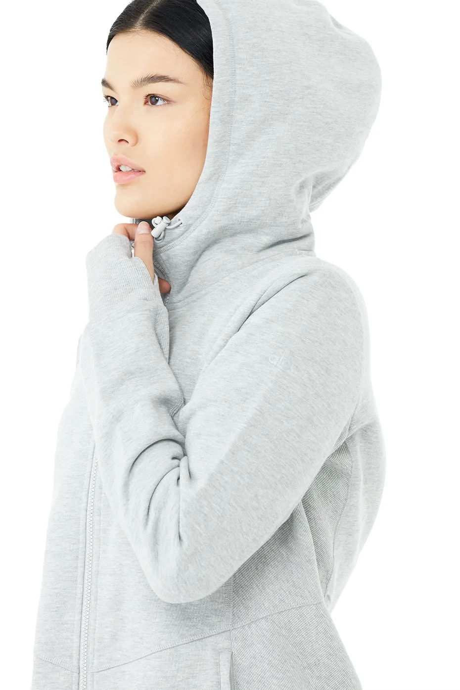 Foundation Zip Hoodie - Athletic Heather Grey