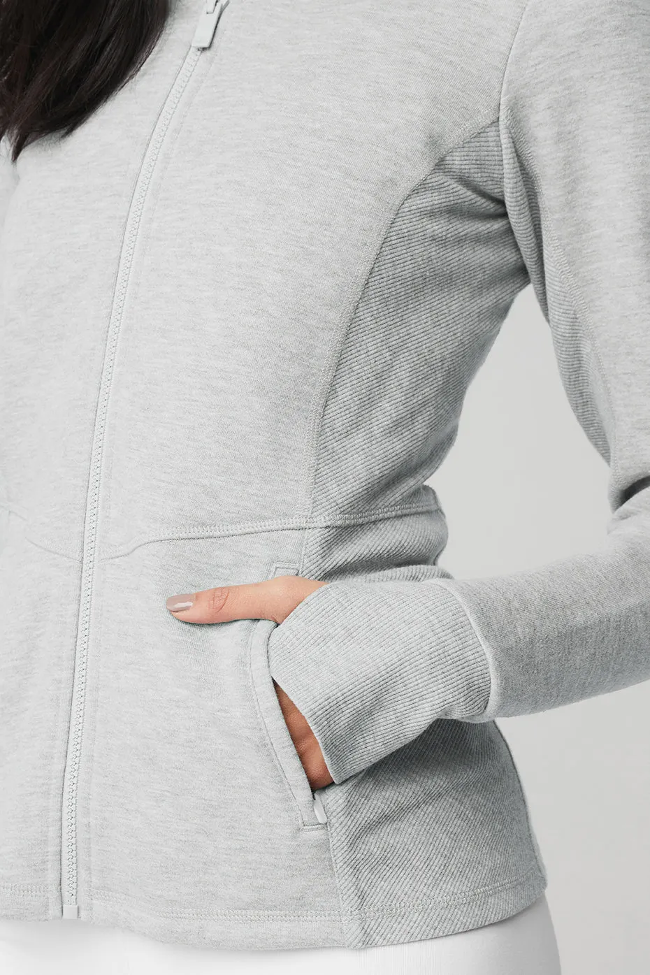 Foundation Zip Hoodie - Athletic Heather Grey