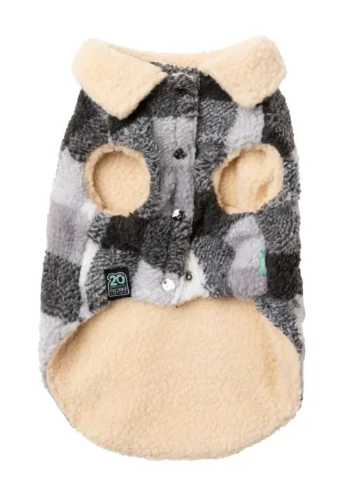 Fuzzyard The Lumberjack Coat - Grey for Dogs