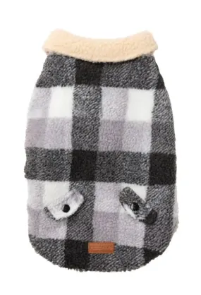 Fuzzyard The Lumberjack Coat - Grey for Dogs