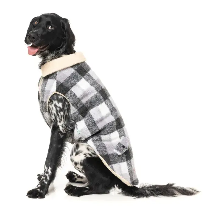 Fuzzyard The Lumberjack Coat - Grey for Dogs