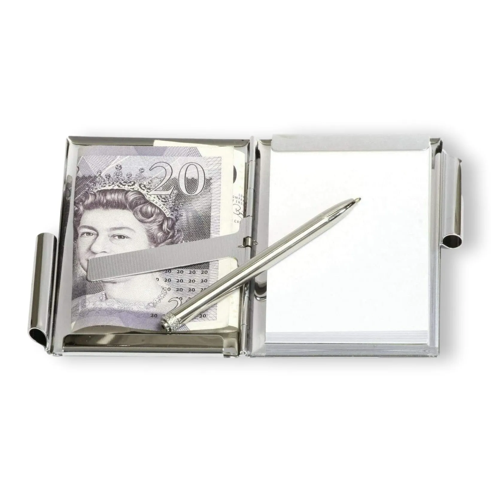 Game Shooter Design Card Holder and Notepad Jotter With Engraving