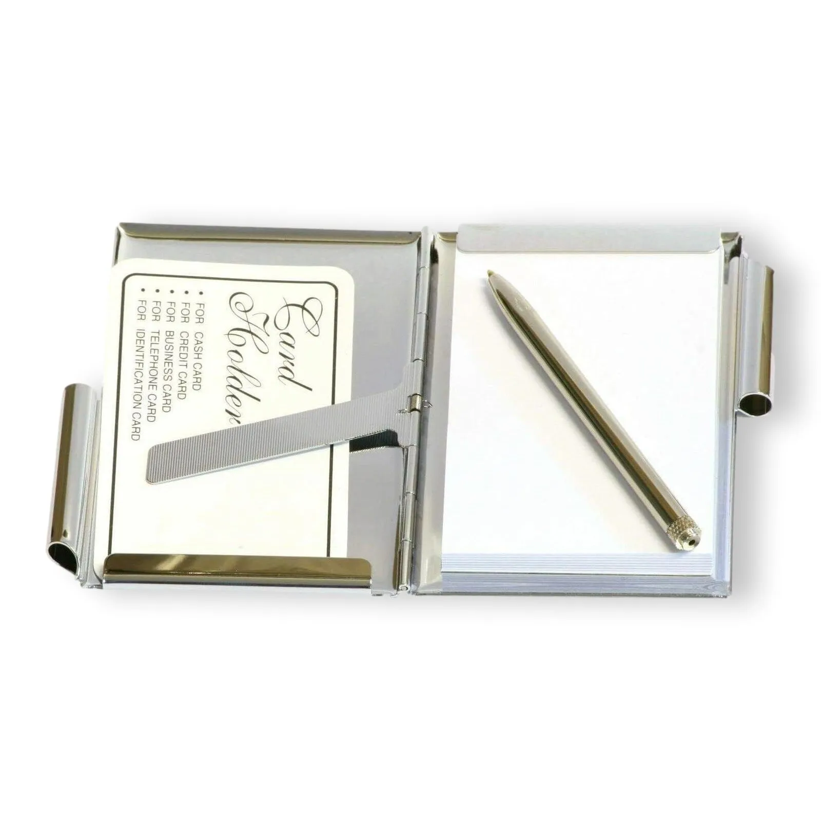 Game Shooter Design Card Holder and Notepad Jotter With Engraving