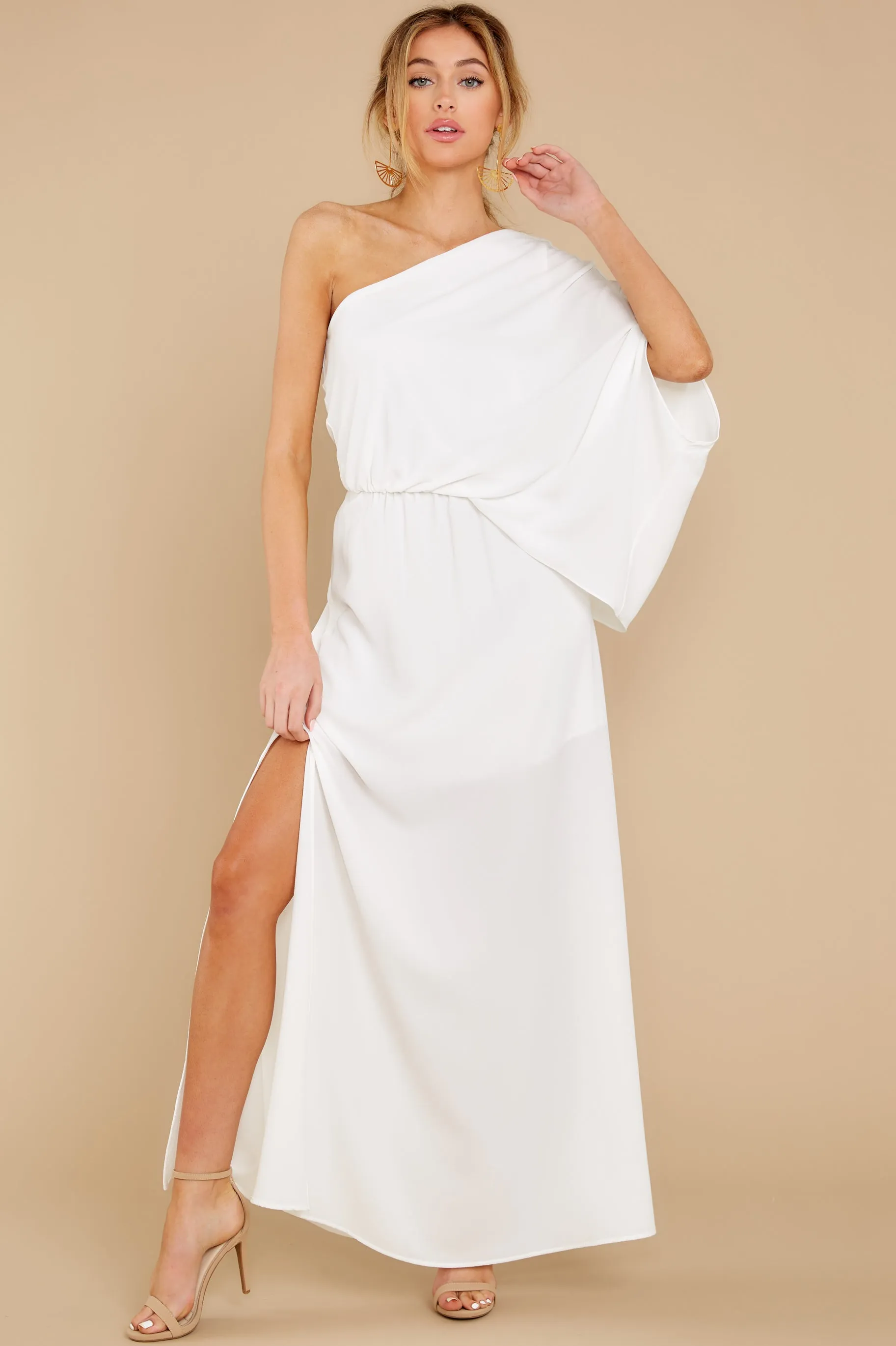 Get Obsessed White Maxi Dress