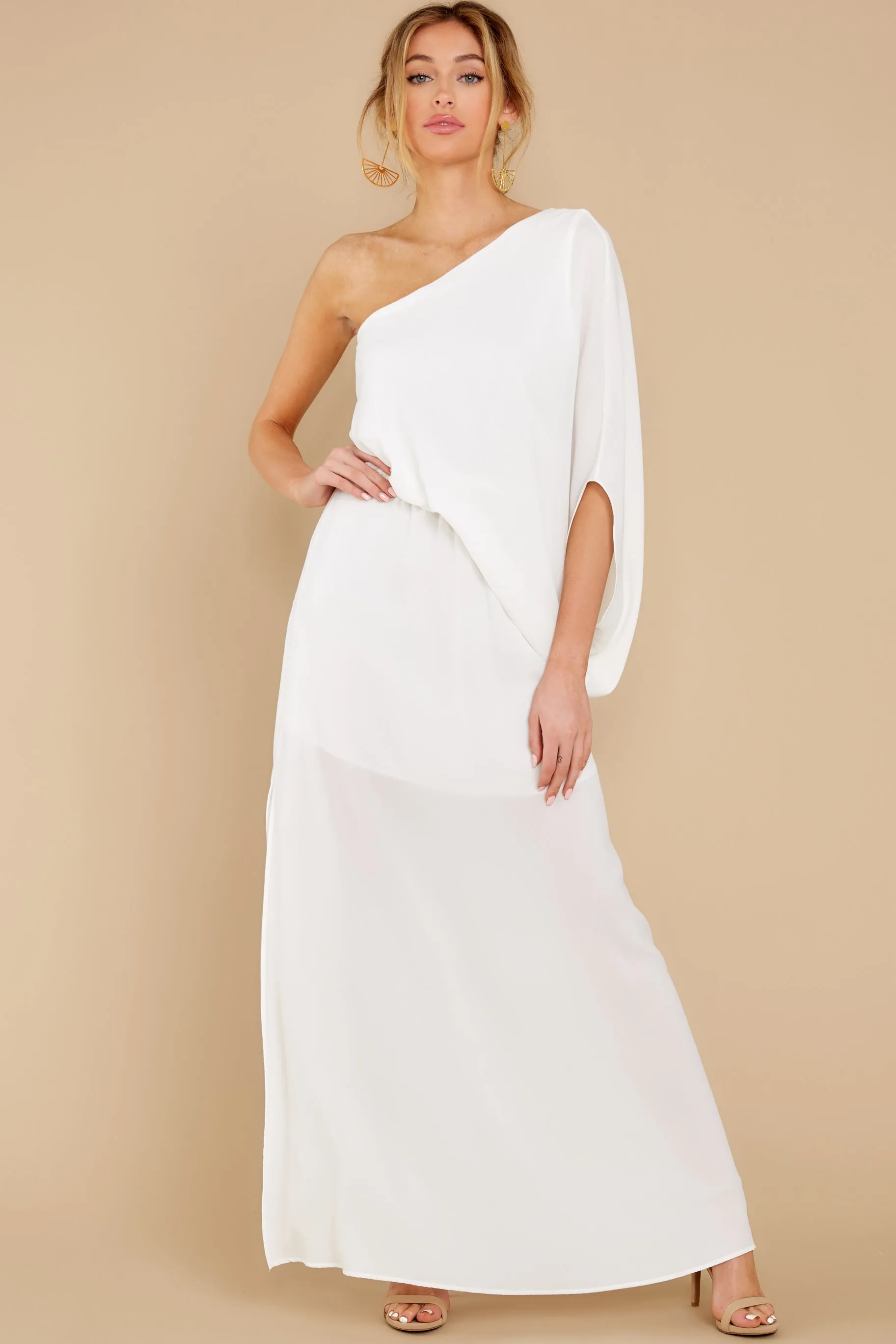 Get Obsessed White Maxi Dress