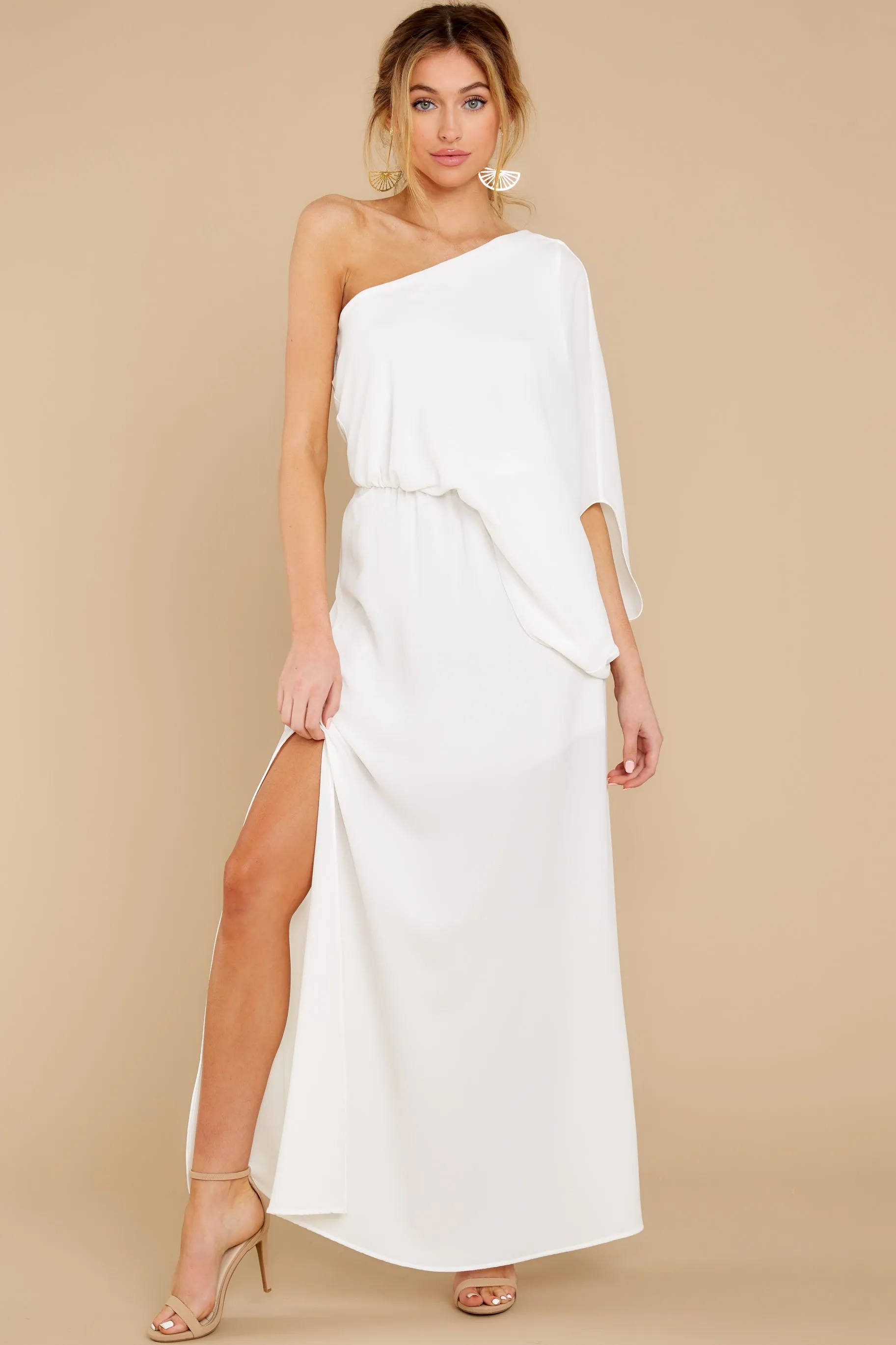 Get Obsessed White Maxi Dress