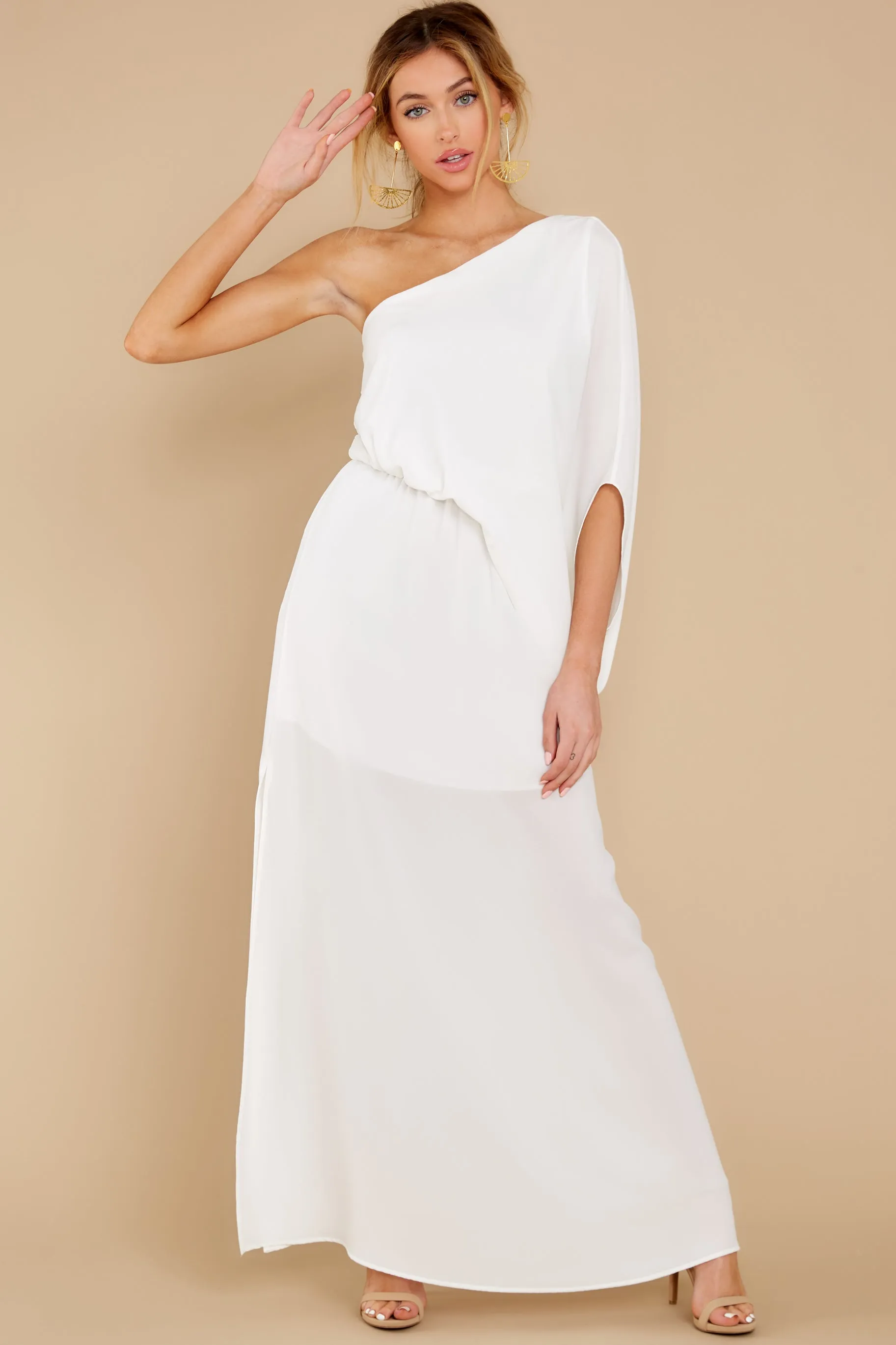 Get Obsessed White Maxi Dress