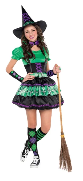 Girls Wicked Cool Witch Halloween Costume