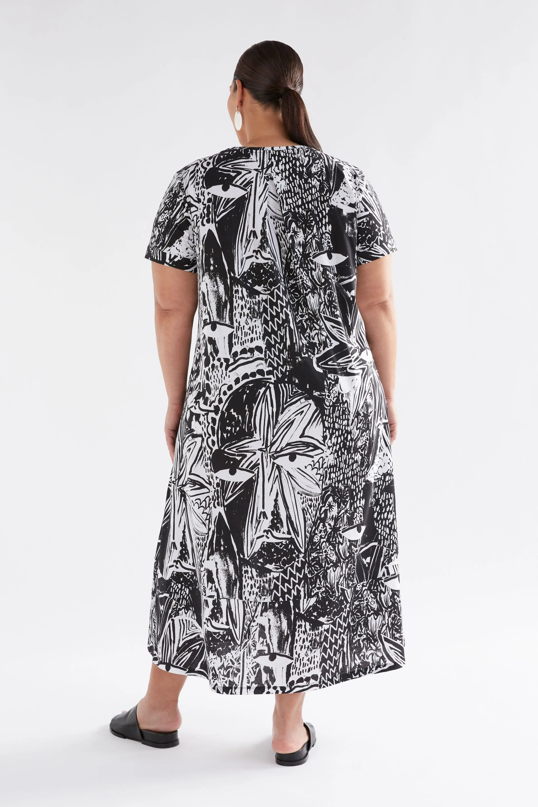 Haki Dress Tropea Print