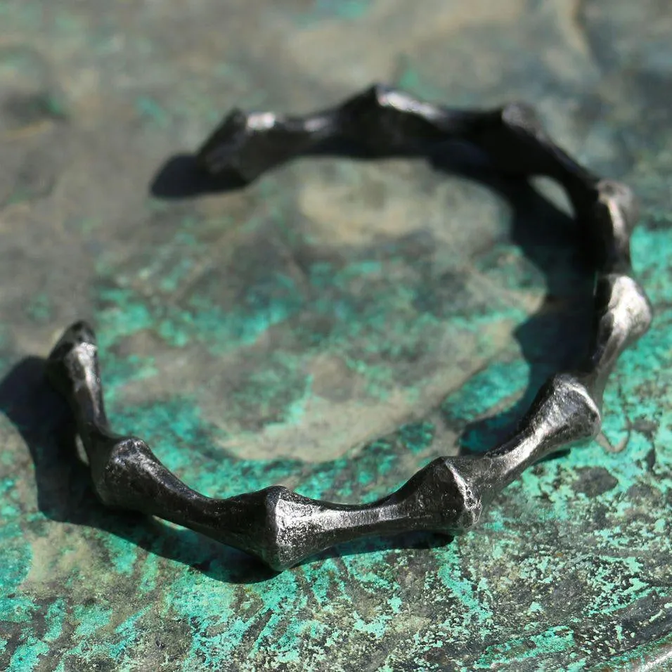 Hand Forged Bracelet - Steel