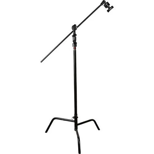 Hollywood BLACK 40" C  Stand Complete with 40" Riser, Turtle Base, Head and 40" Arm (3.2m)