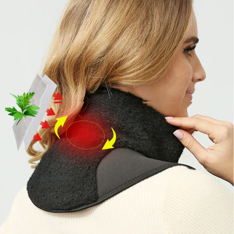 Hot Compress Neck Protector Electric Heating Scarf Warmth Shoulder Pad