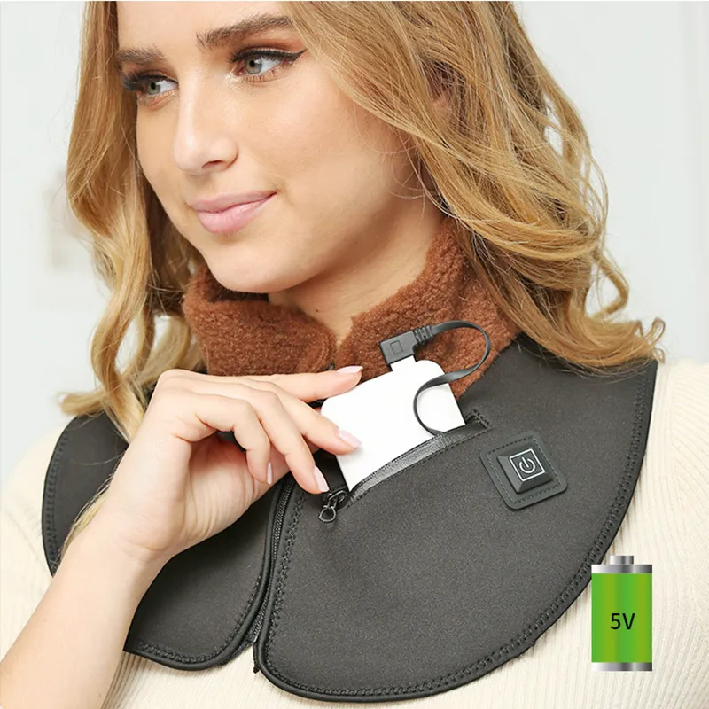 Hot Compress Neck Protector Electric Heating Scarf Warmth Shoulder Pad