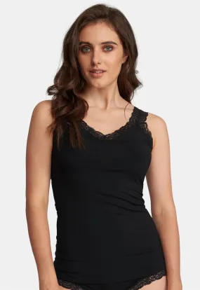 Iconic Cami with Shelf Bra in Black