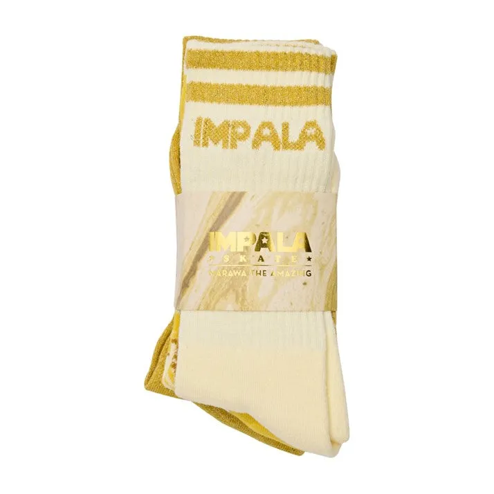 Impala Marawa Gold 3 Pack Socks