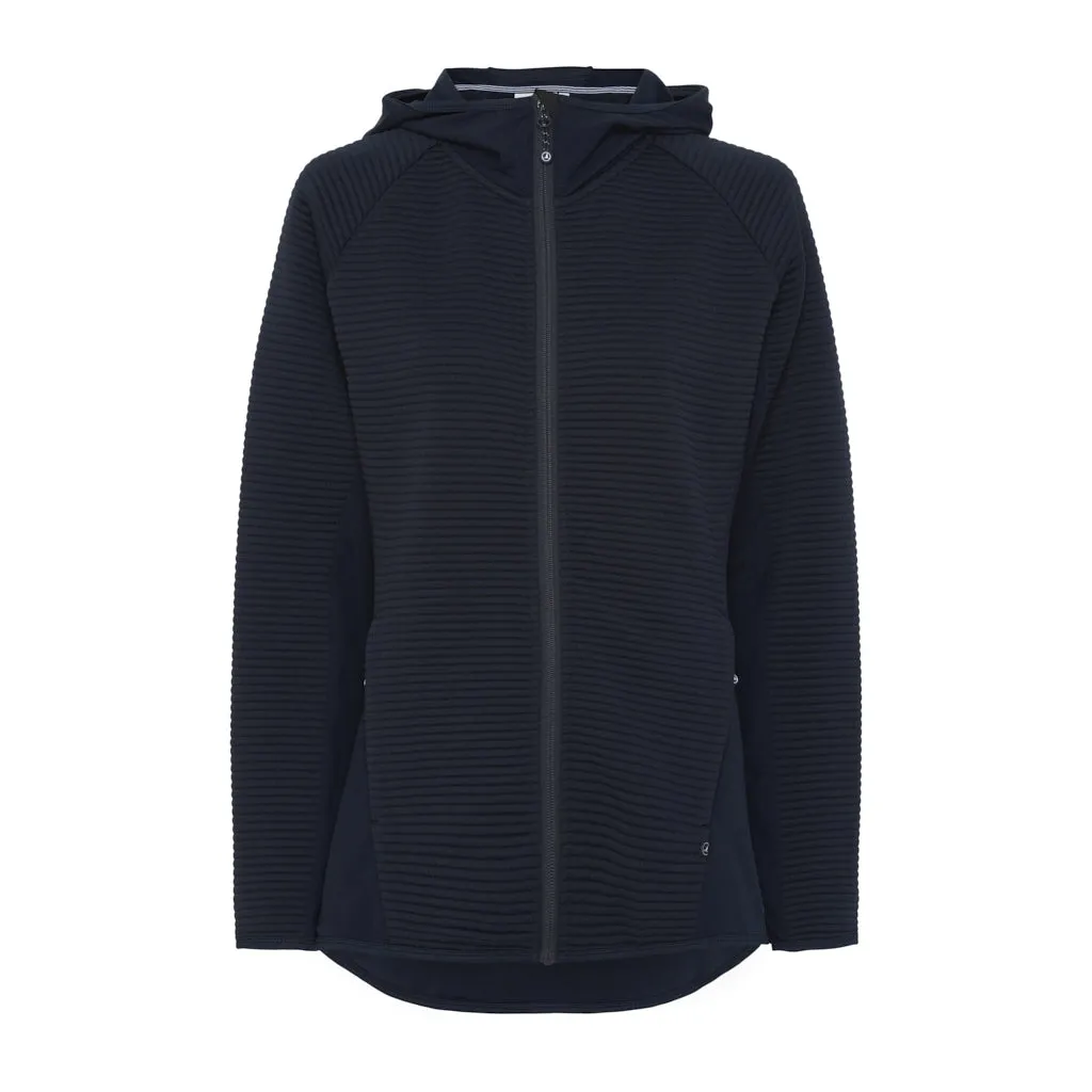 Ina Hood Fleece - Dark Navy