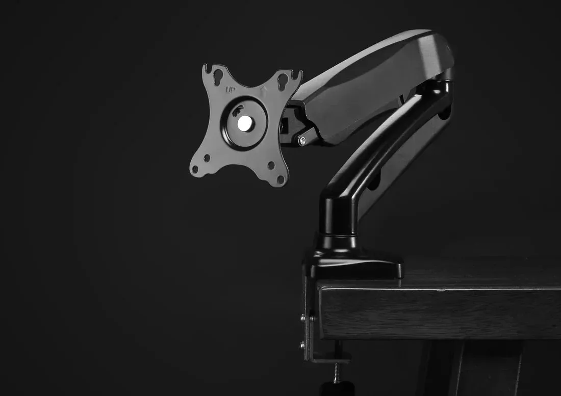 Interactive Single Monitor Arm Black - Pear Shaped