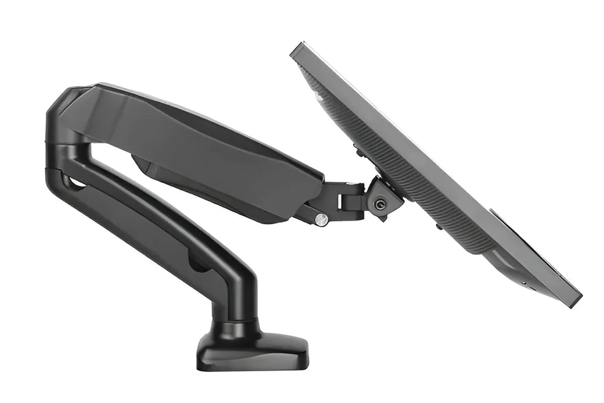 Interactive Single Monitor Arm Black - Pear Shaped