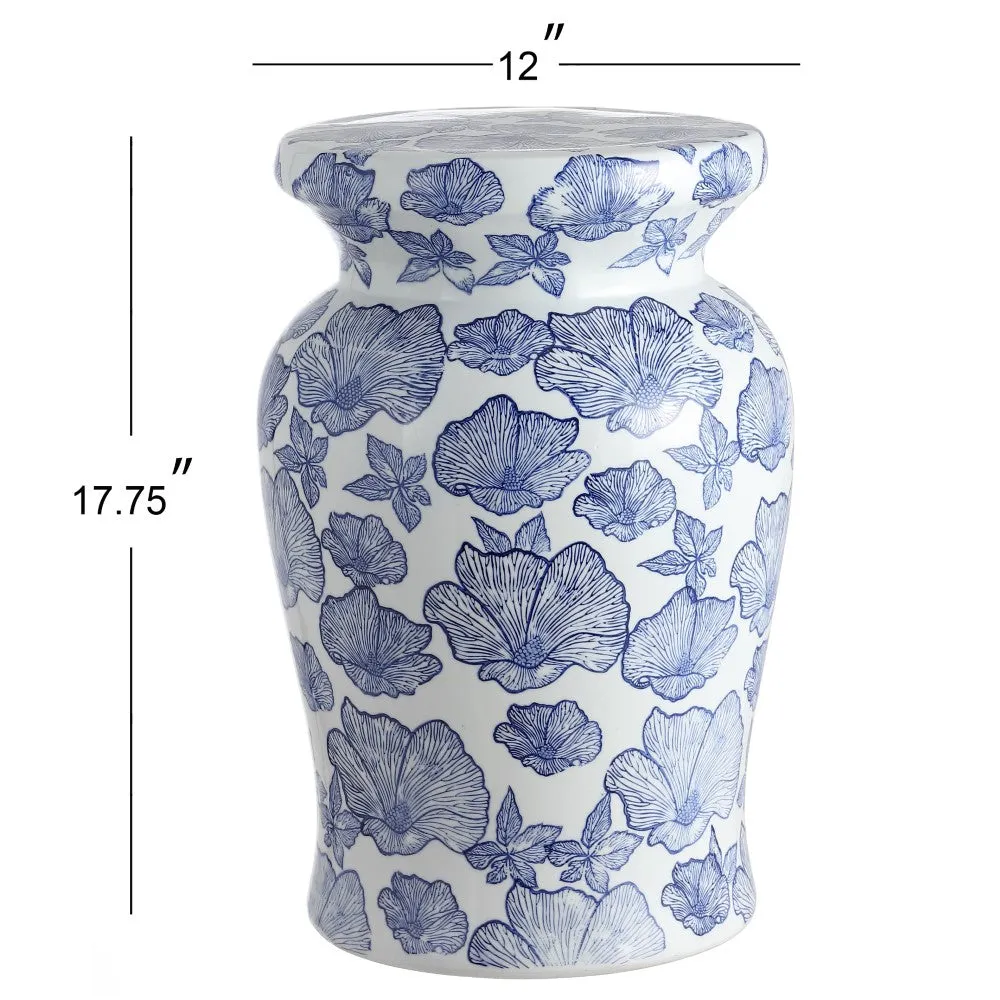 Irving 17.7" Ceramic Garden Stool