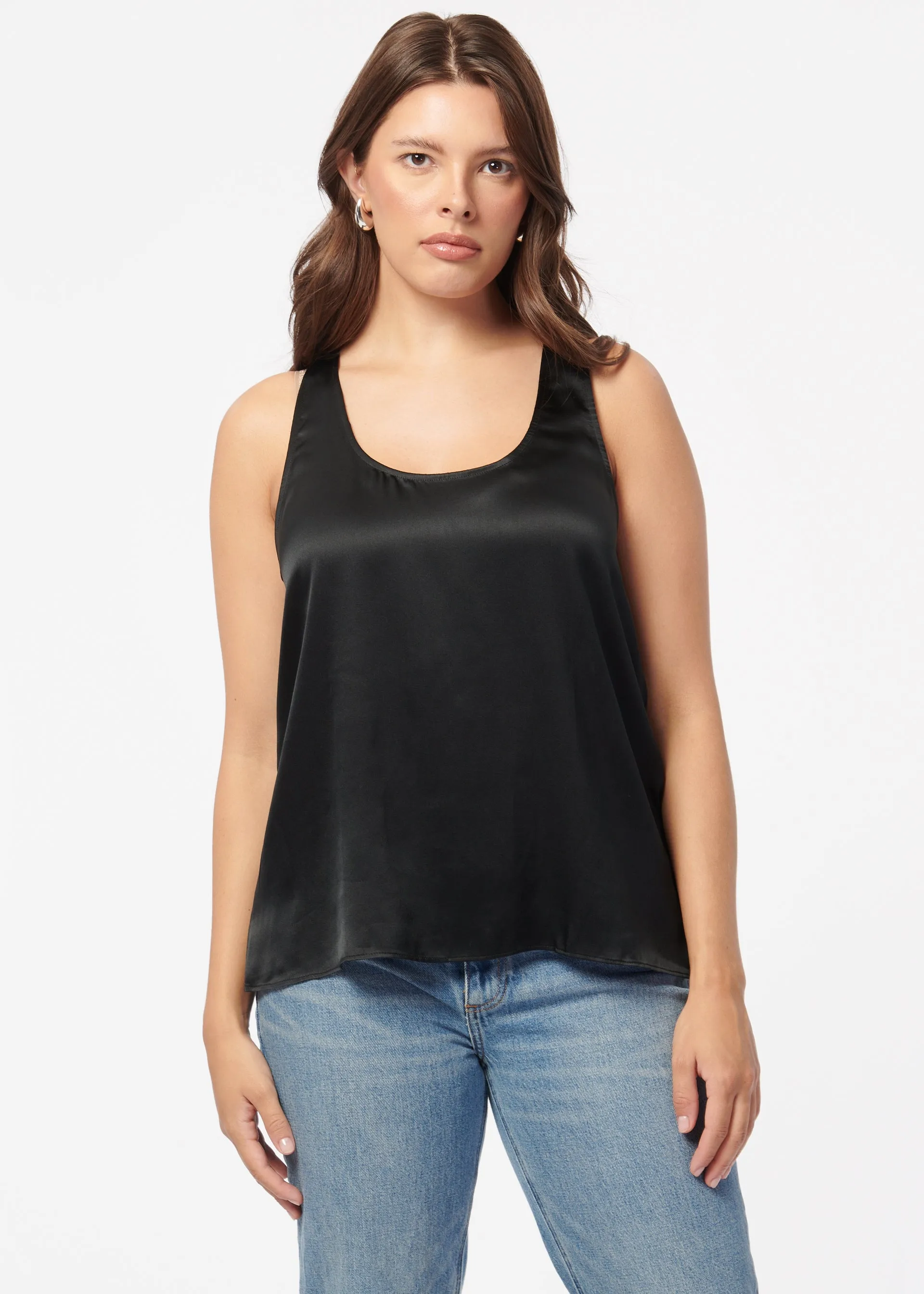 Jane Silk Cami Black