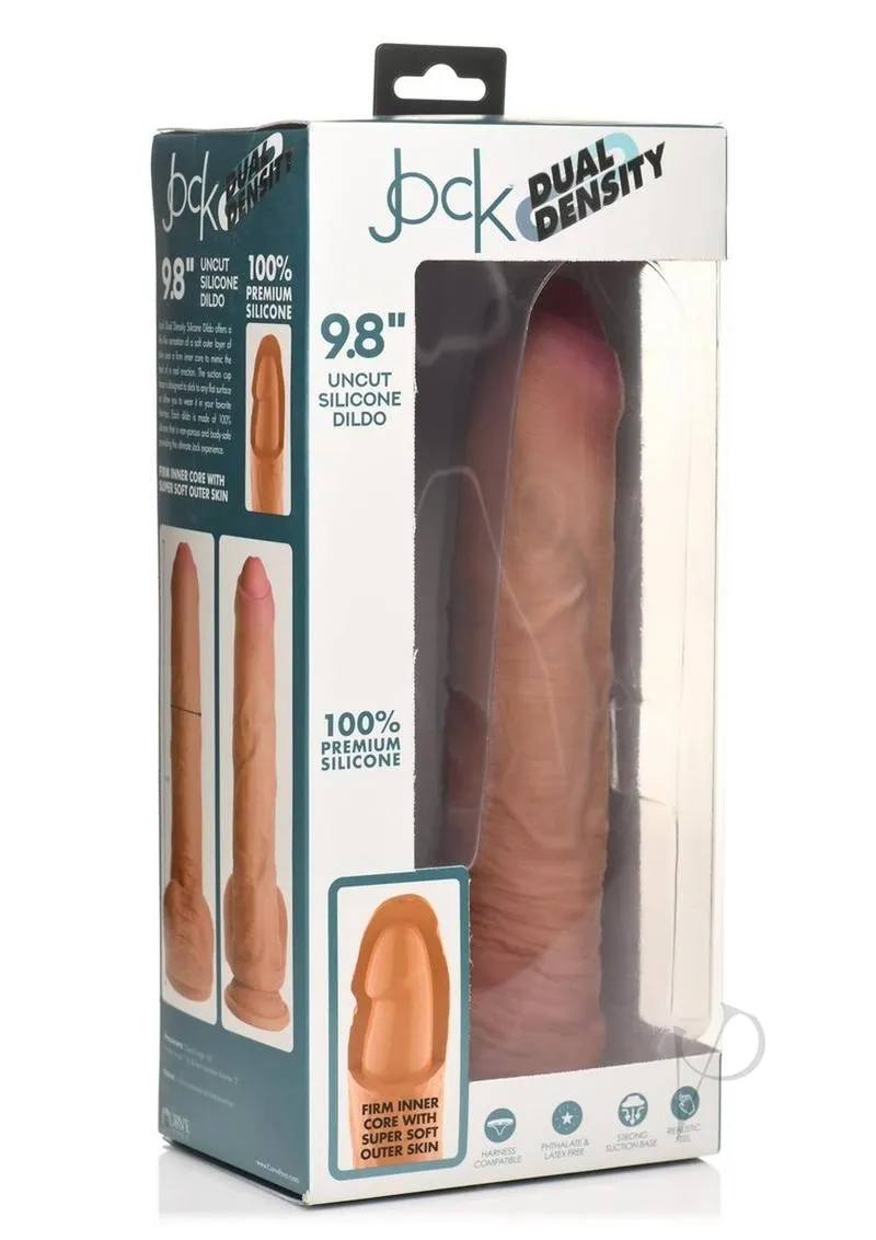 Jock Dual Dense Uncut Dildo 9.8 Tan