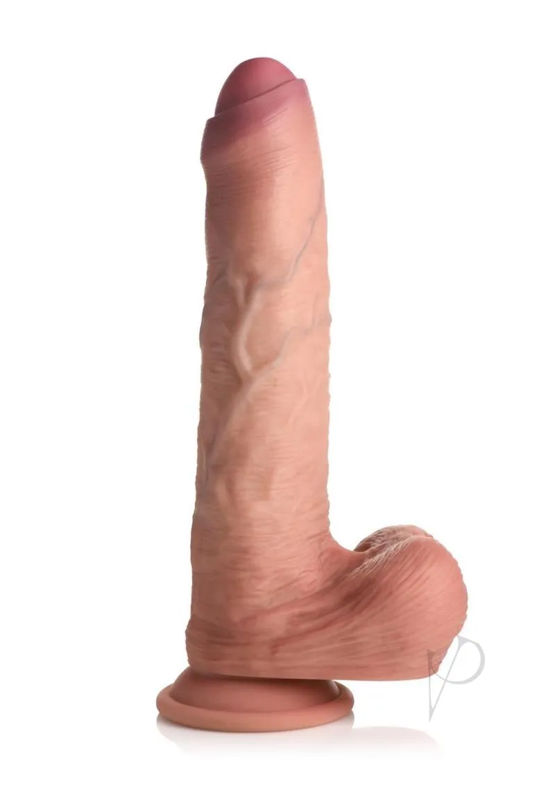 Jock Dual Dense Uncut Dildo 9.8 Tan