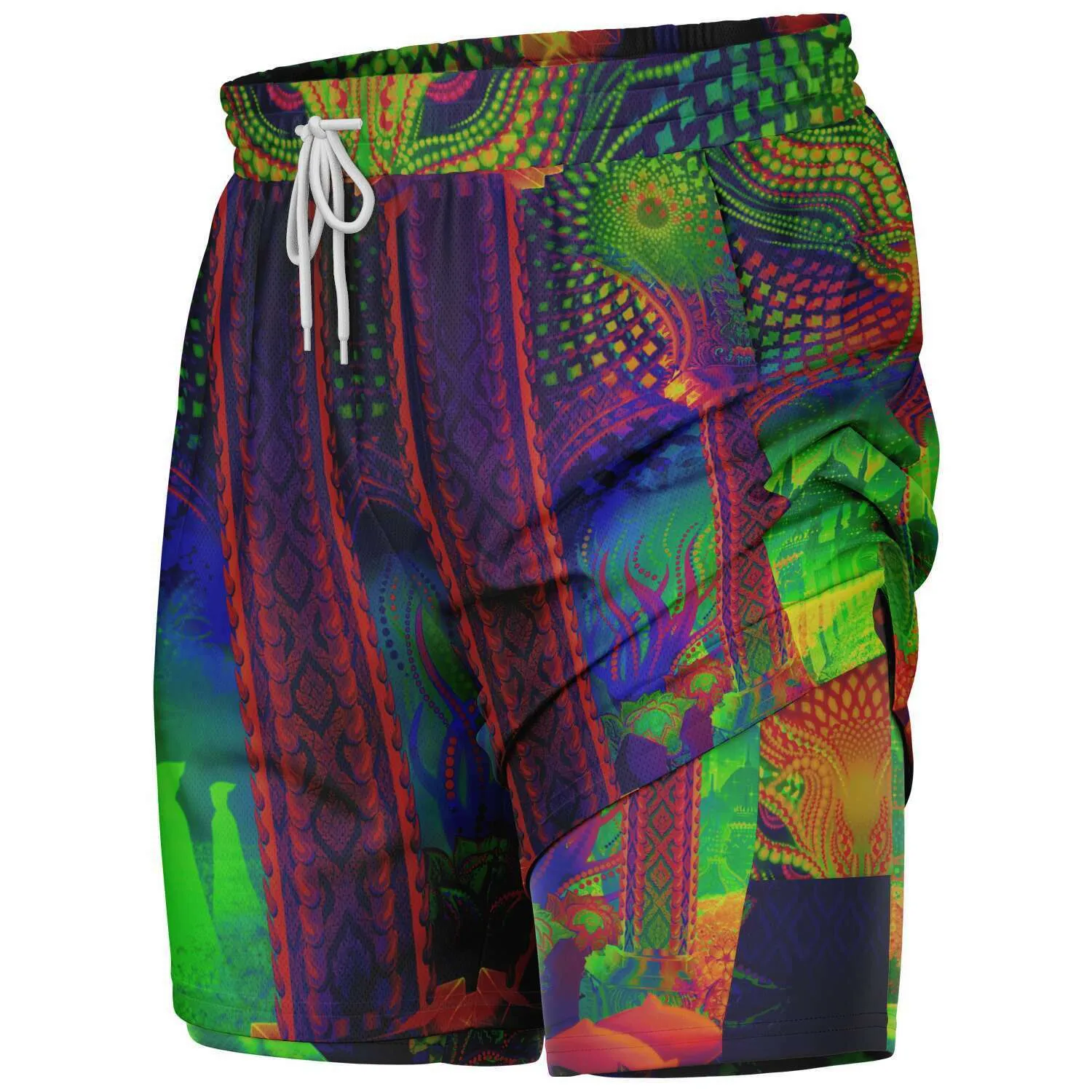 KARGYRAA |  2 IN 1 SHORTS | SALVIA DROID