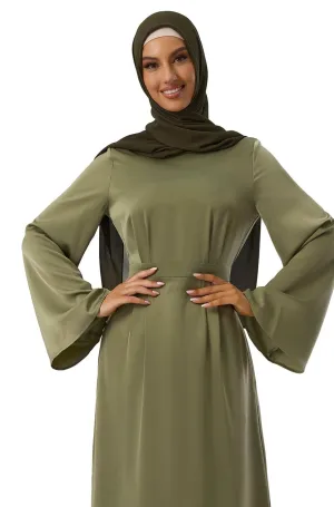 Khaki Chiffon Hijab-57