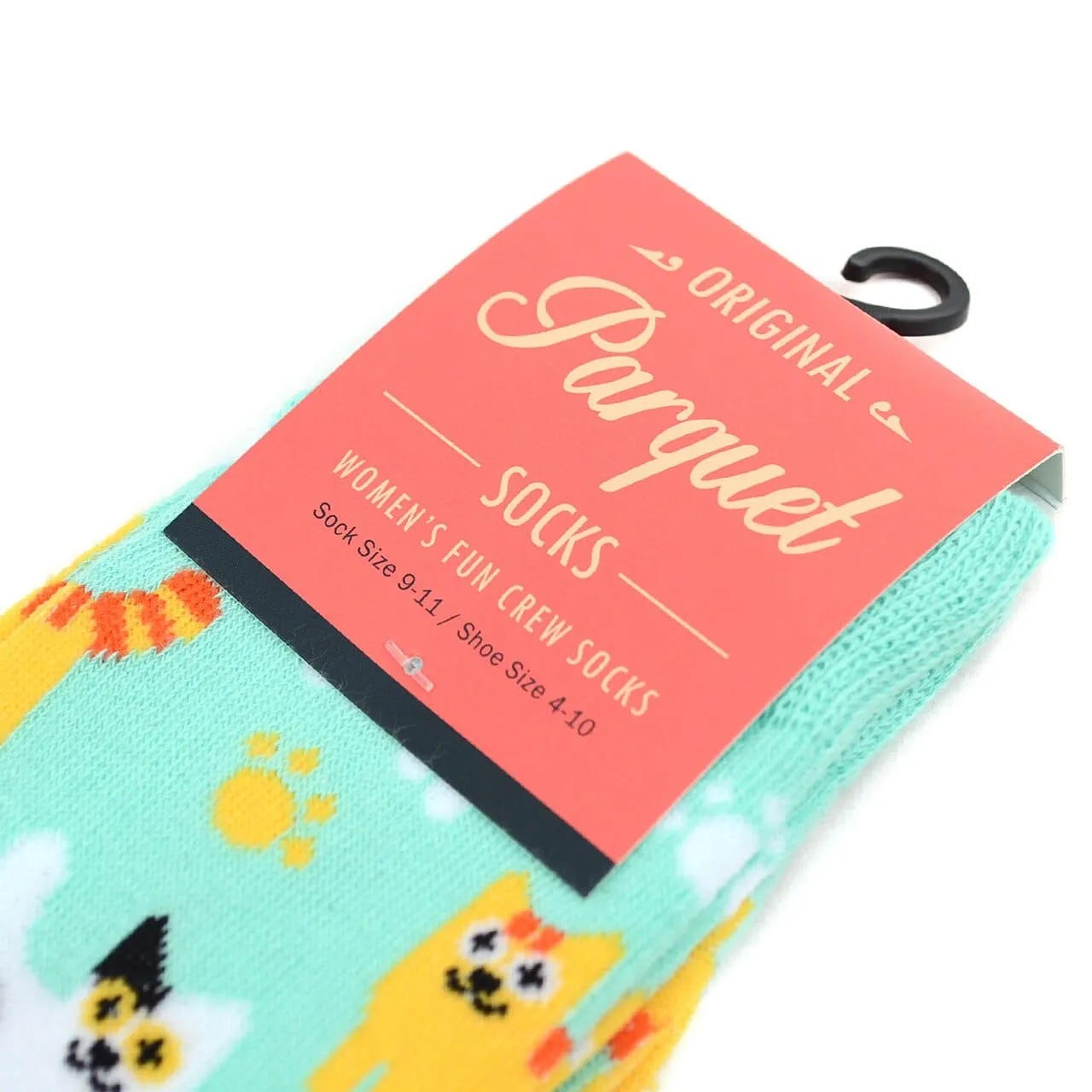 Kitten Cats All Over Crew Socks, 2 Colors, Quality, Unisex