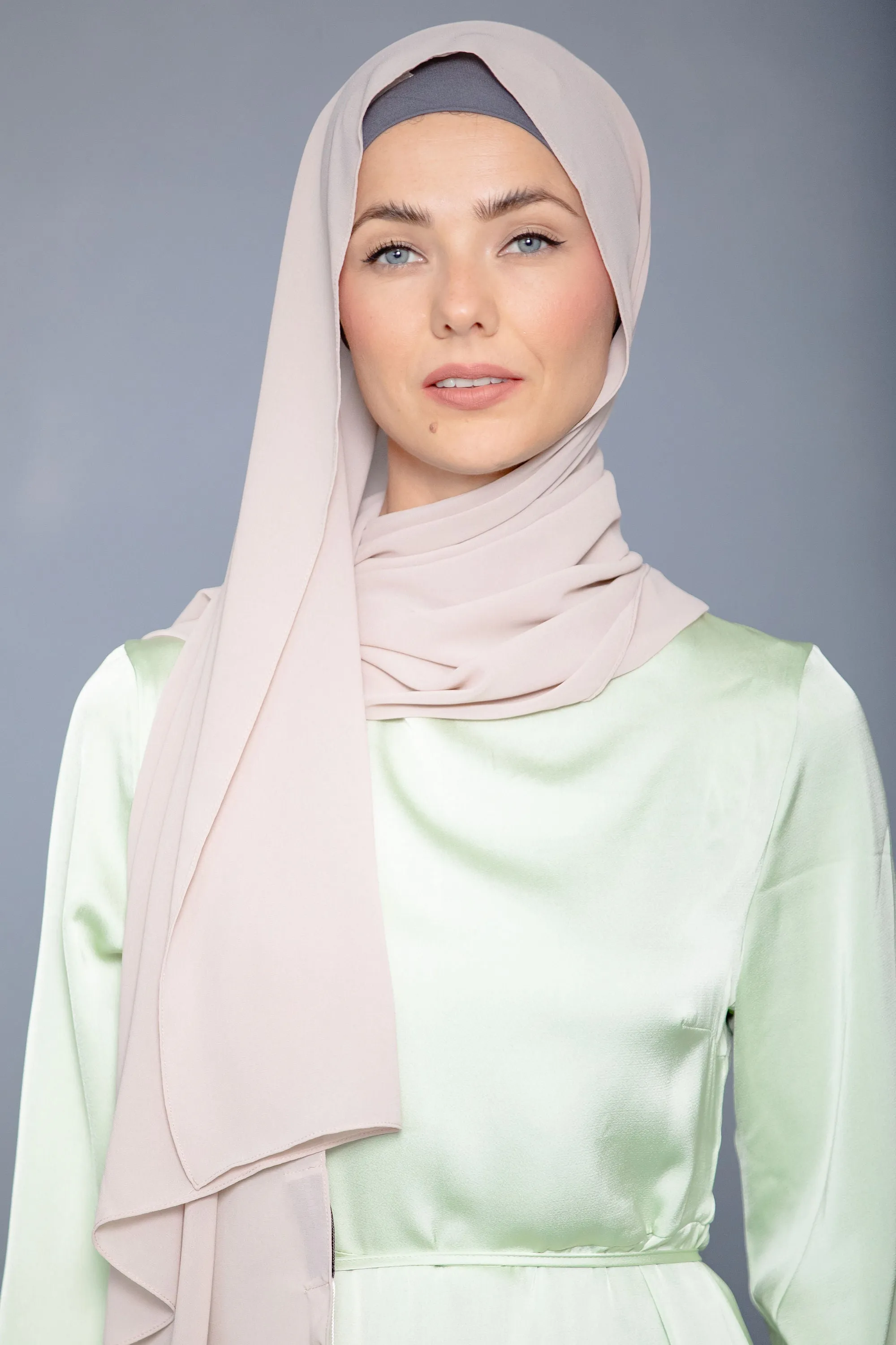 Latte Chiffon Hijab