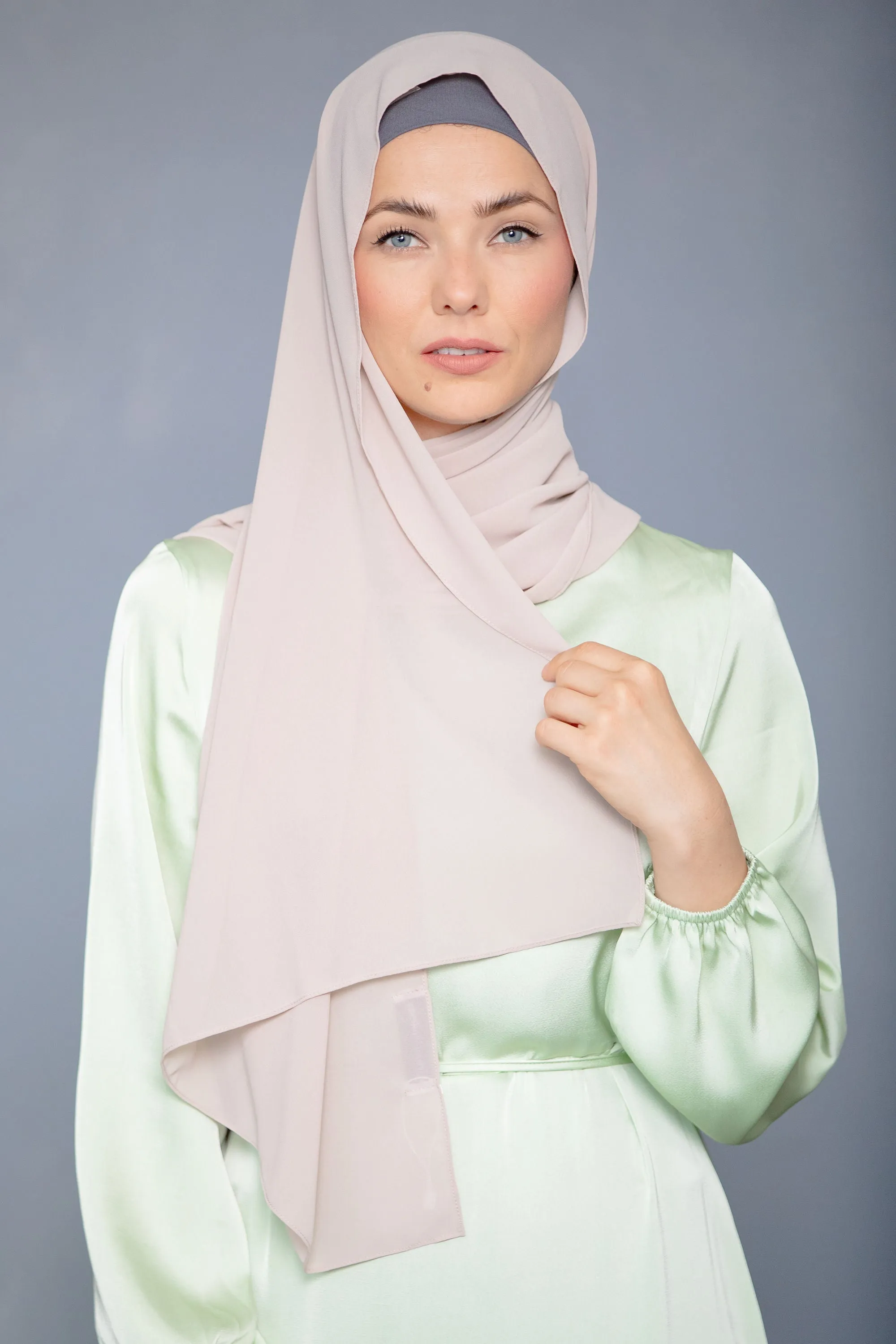 Latte Chiffon Hijab