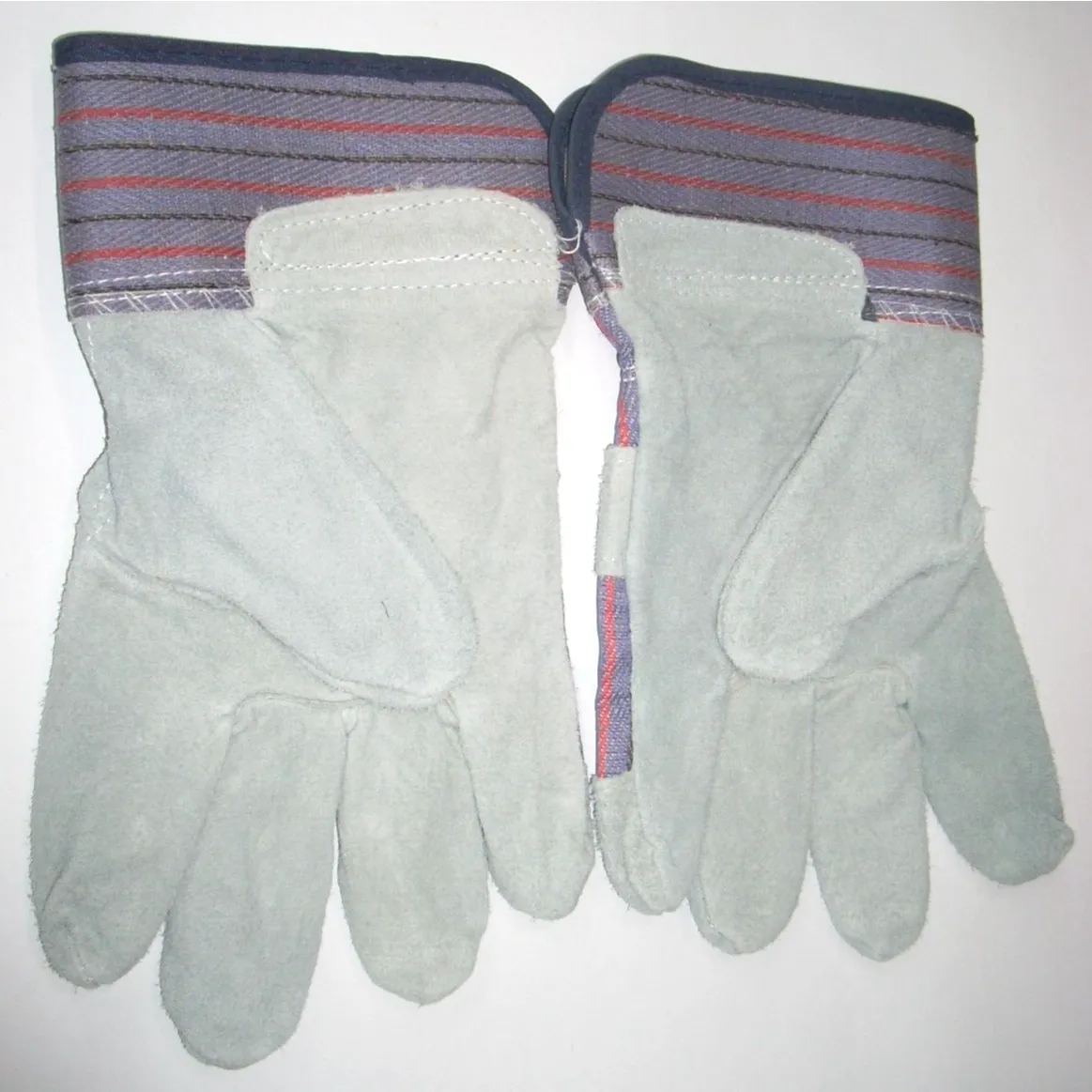 Leather Palm Work Gloves Canvas Back Large