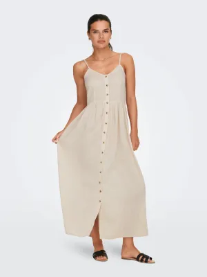 Linen Midi Dress