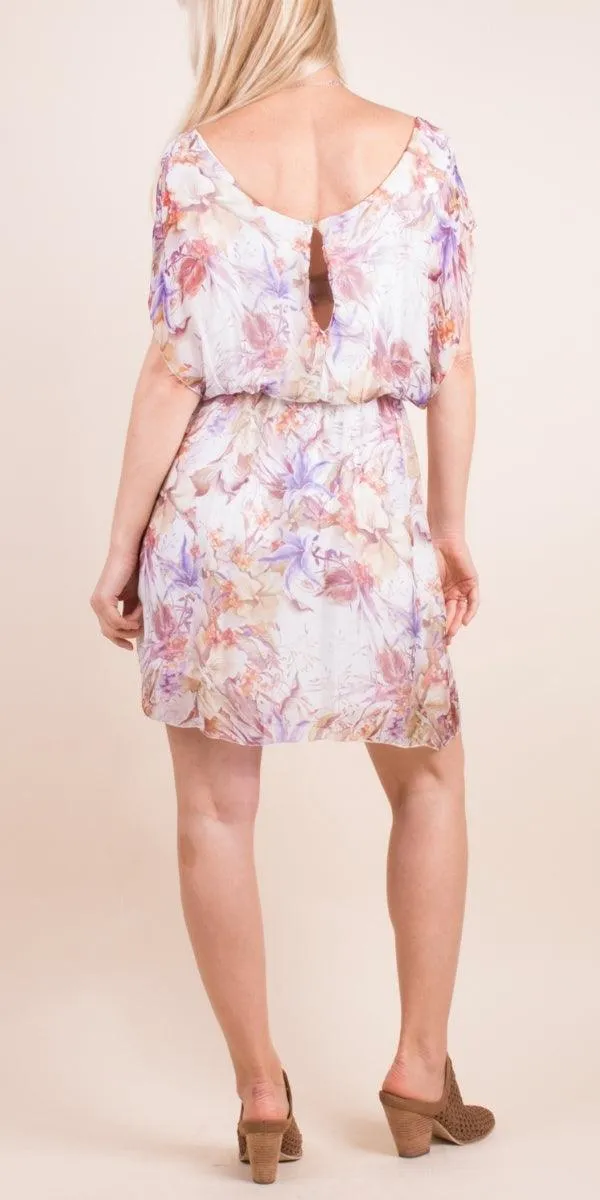 Lodi Floral Silk Dress