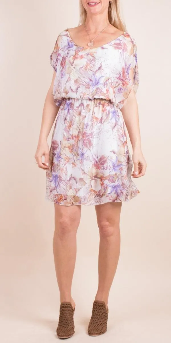 Lodi Floral Silk Dress