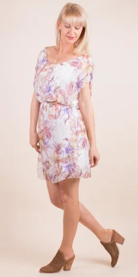 Lodi Floral Silk Dress