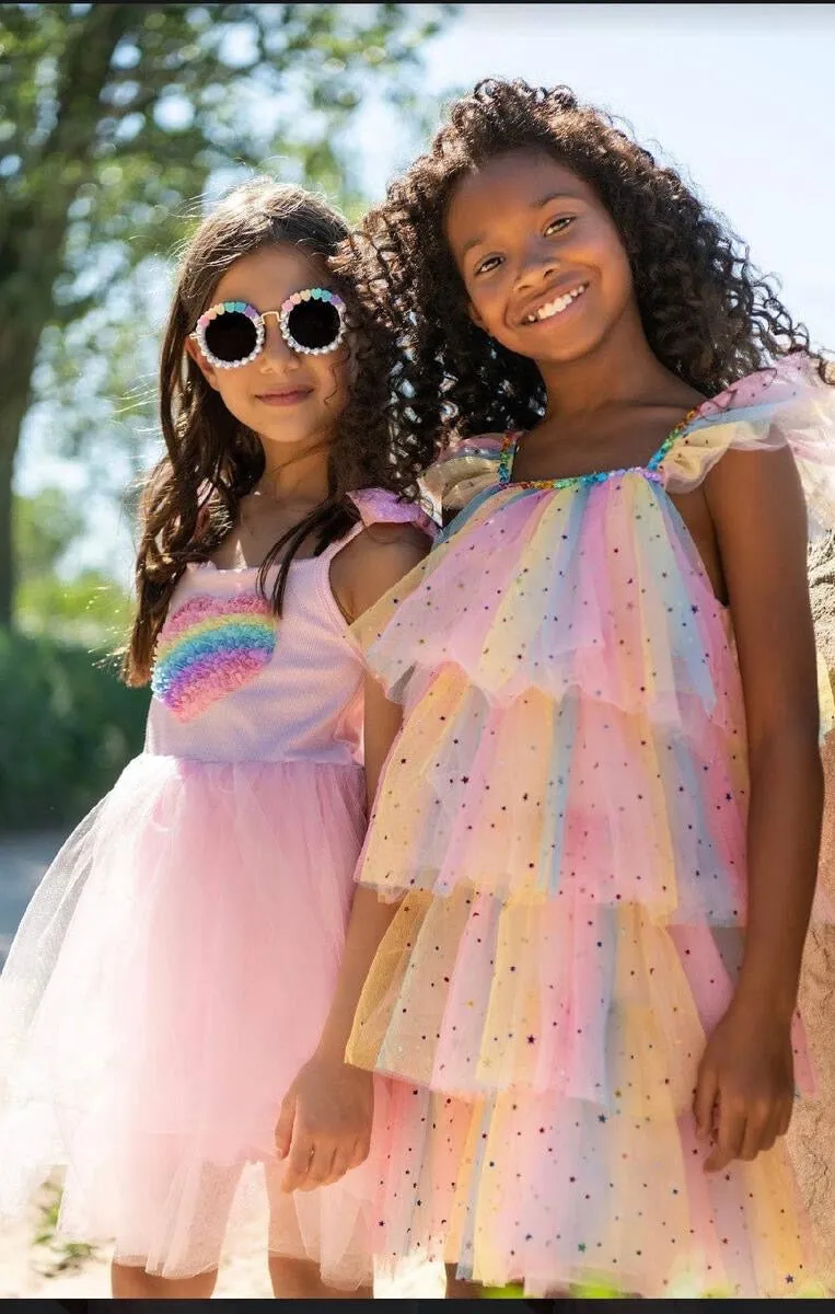 Lola   The Boys Ombre Gem Tulle Layer Dress