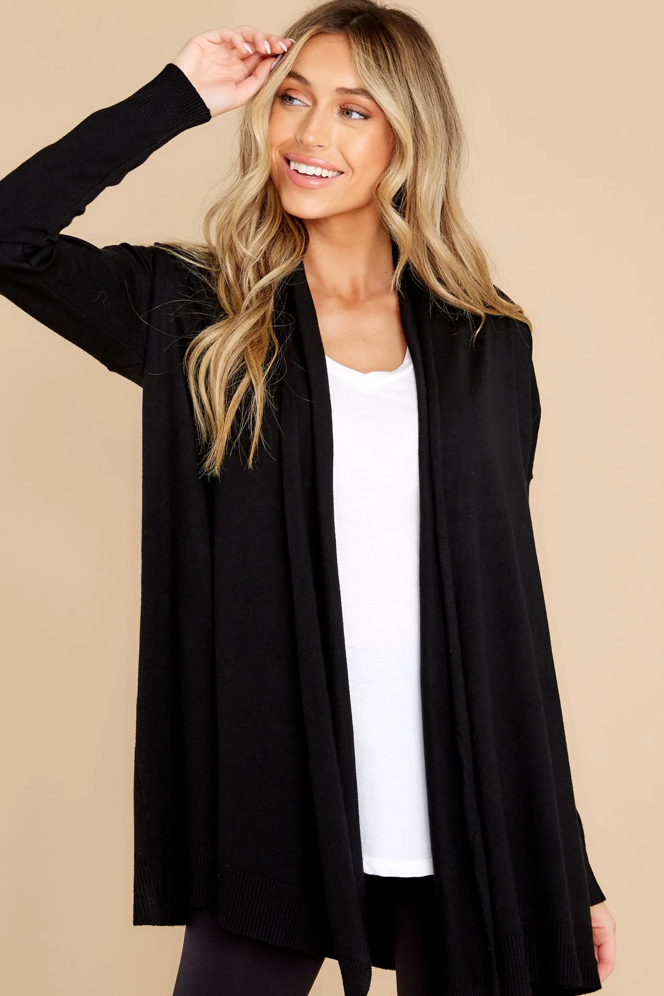 Lovely Weather Black Cardigan