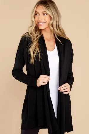 Lovely Weather Black Cardigan