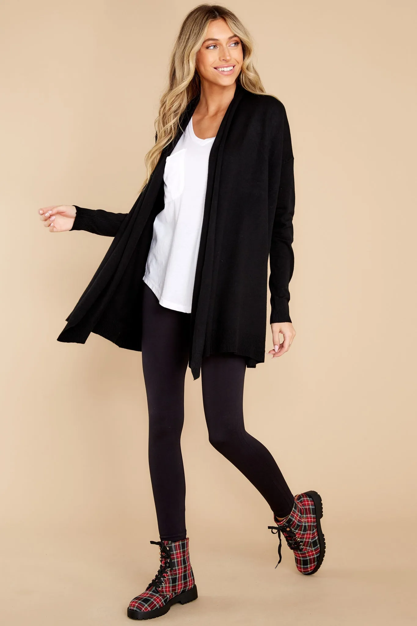 Lovely Weather Black Cardigan