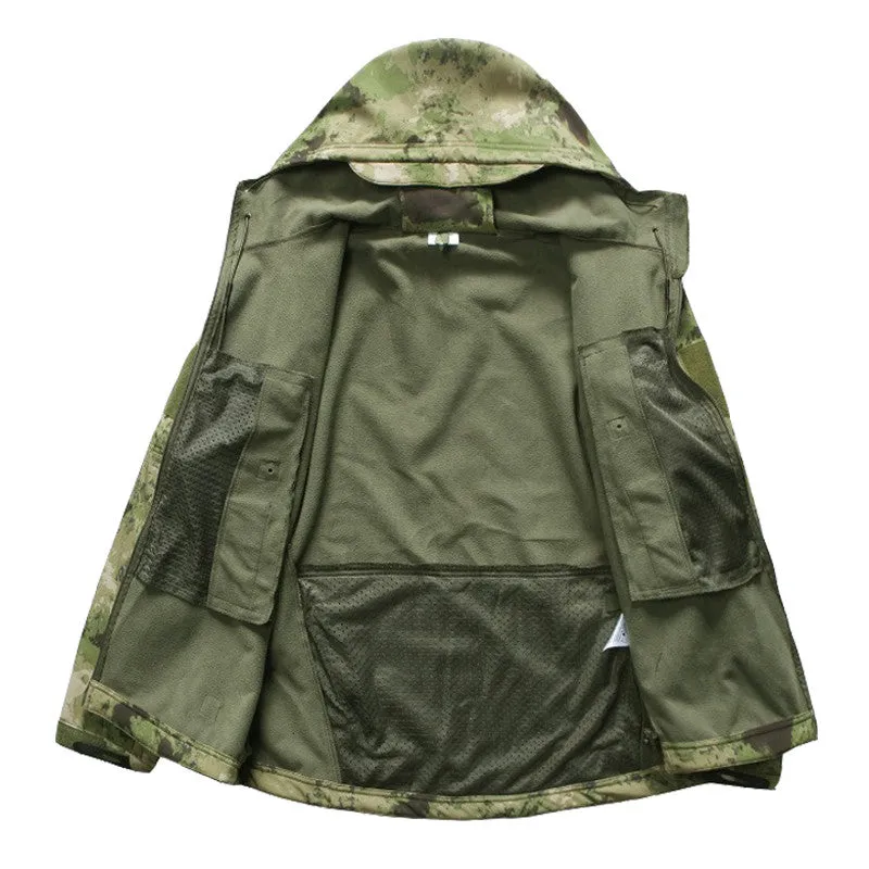 Lurker V4.0 Shark Skin Soft Shell Men's Army Military Camouflage Hunting/ Tactical Jacket Waterproof Windproof