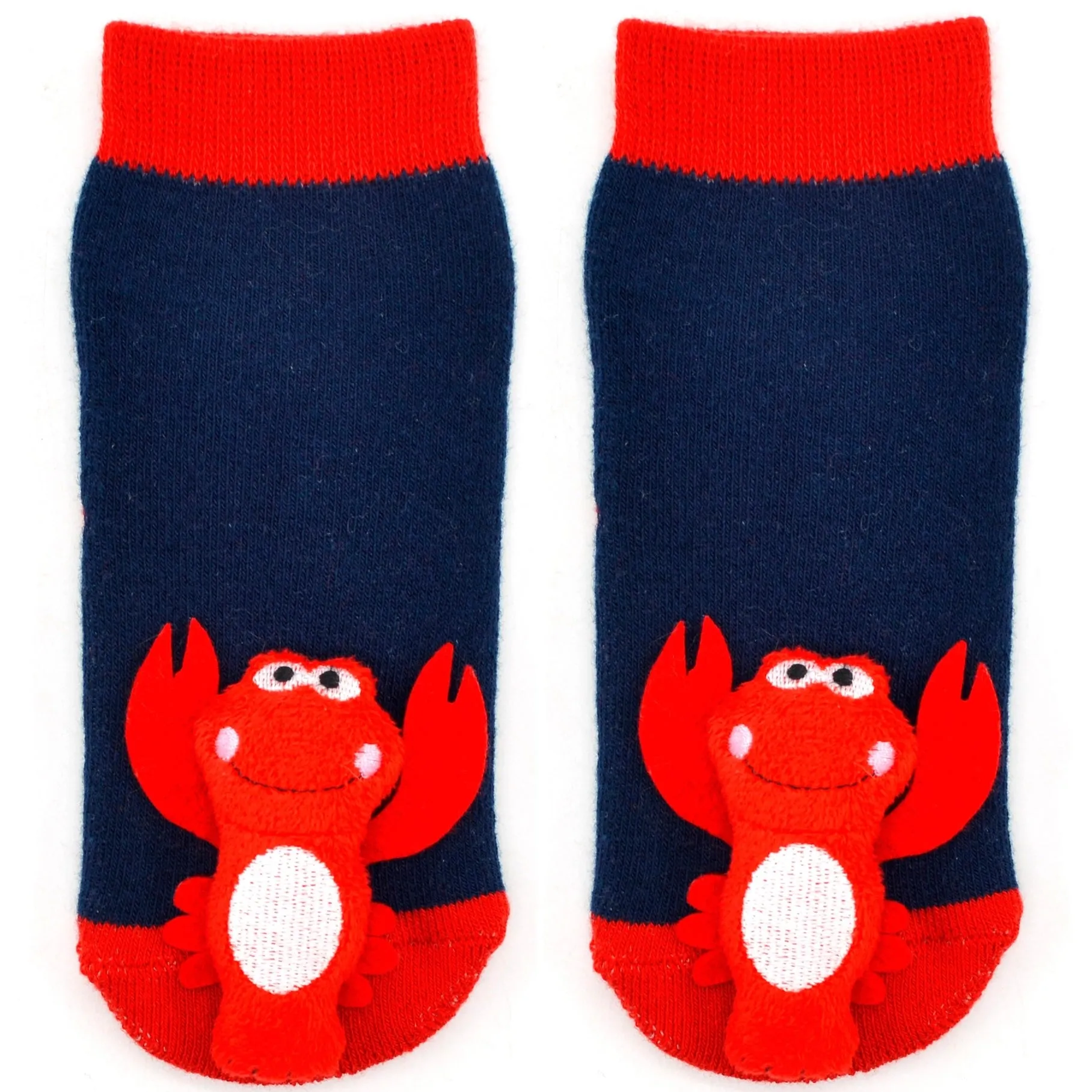 Maine Lobster Kids' Crew Rattle Socks Baby/Toddler (0-12 Months or 12-24 Months)