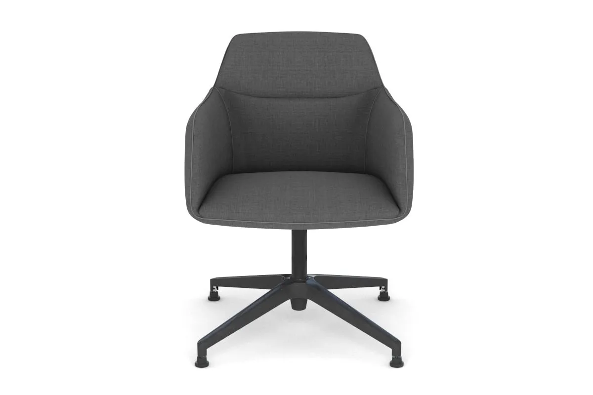 McDuck Arm Chair - Black Swivel Base