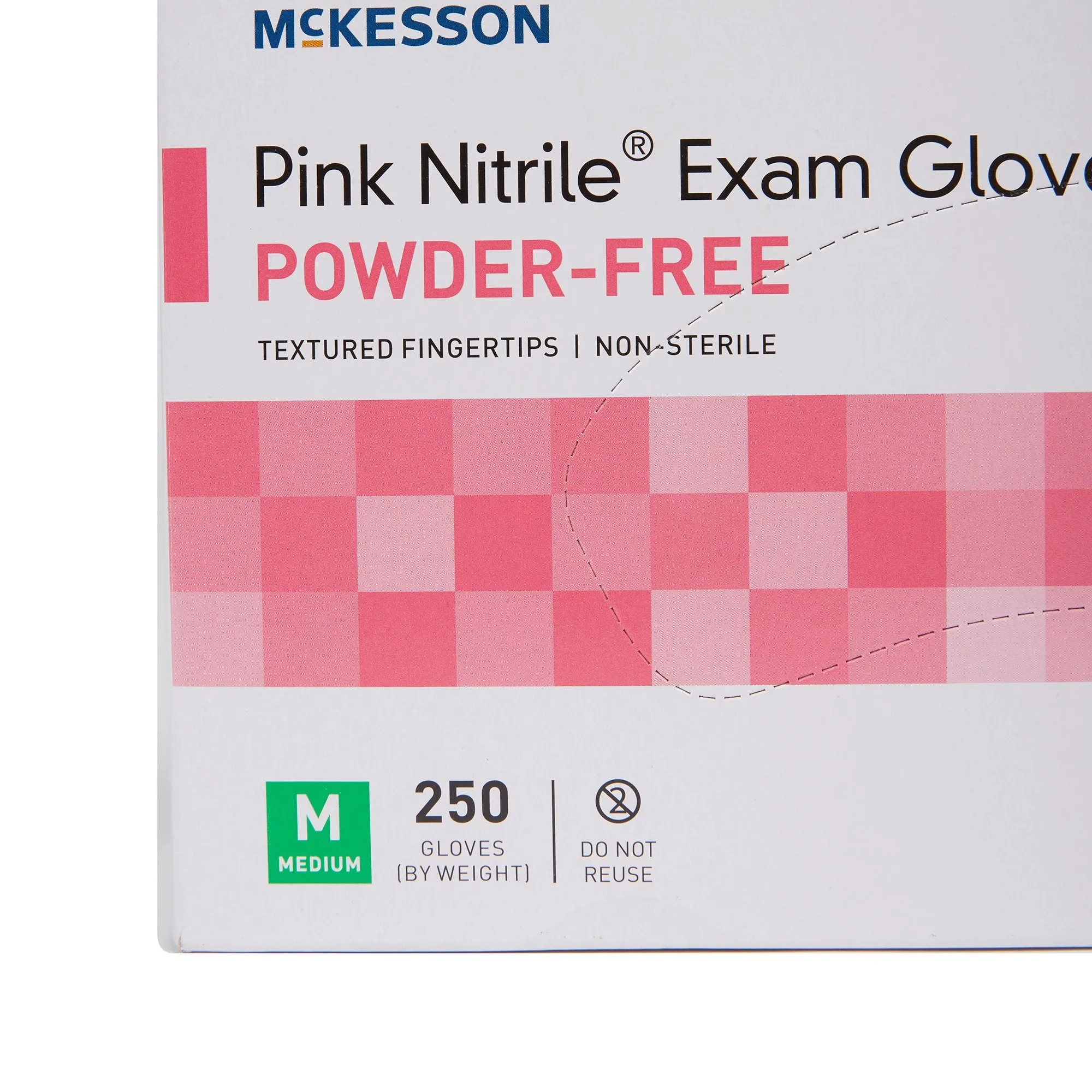 McKesson Pink Nitrile® Exam Gloves - Medium