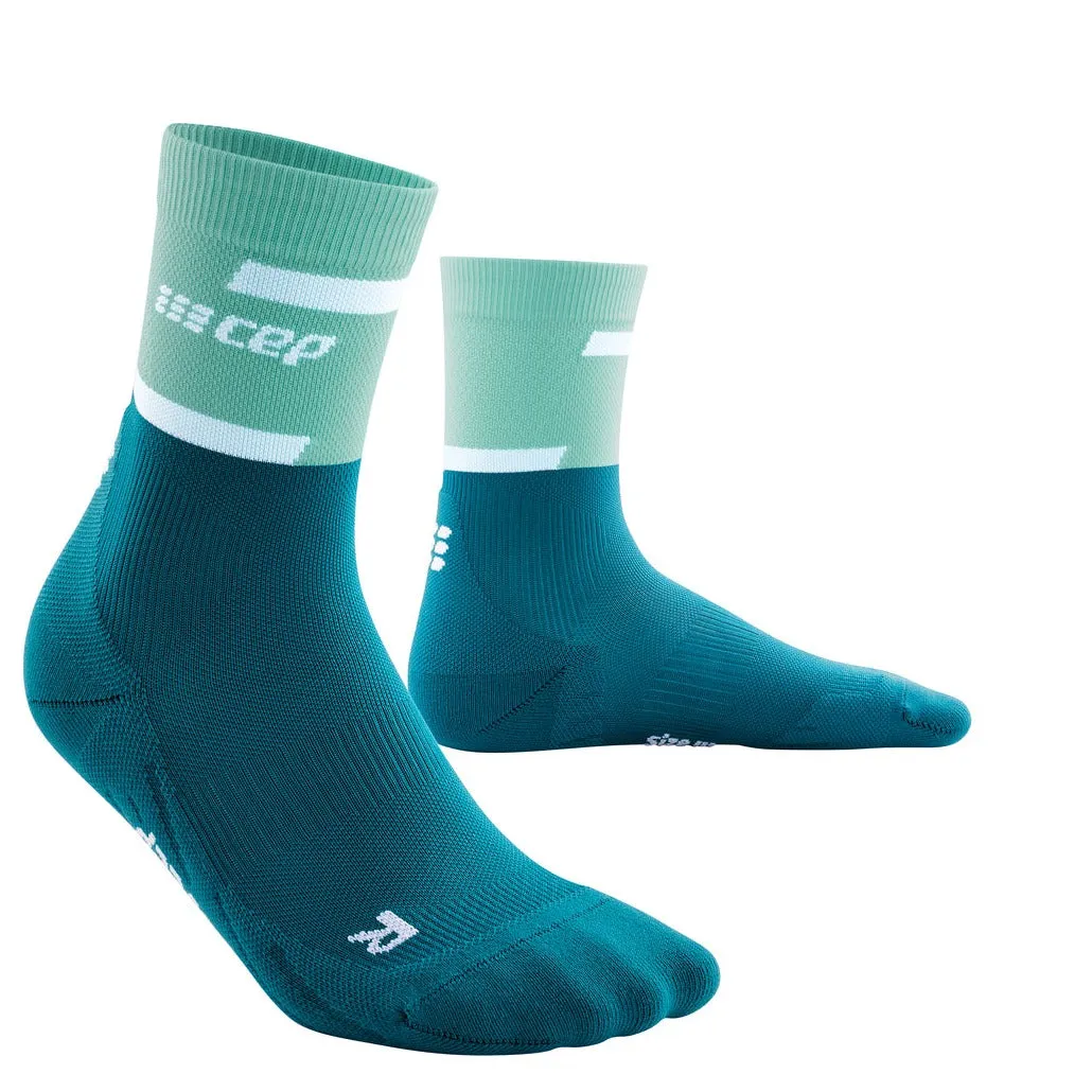 Mens CEP Mid Cut Socks Compression The Run 4.0