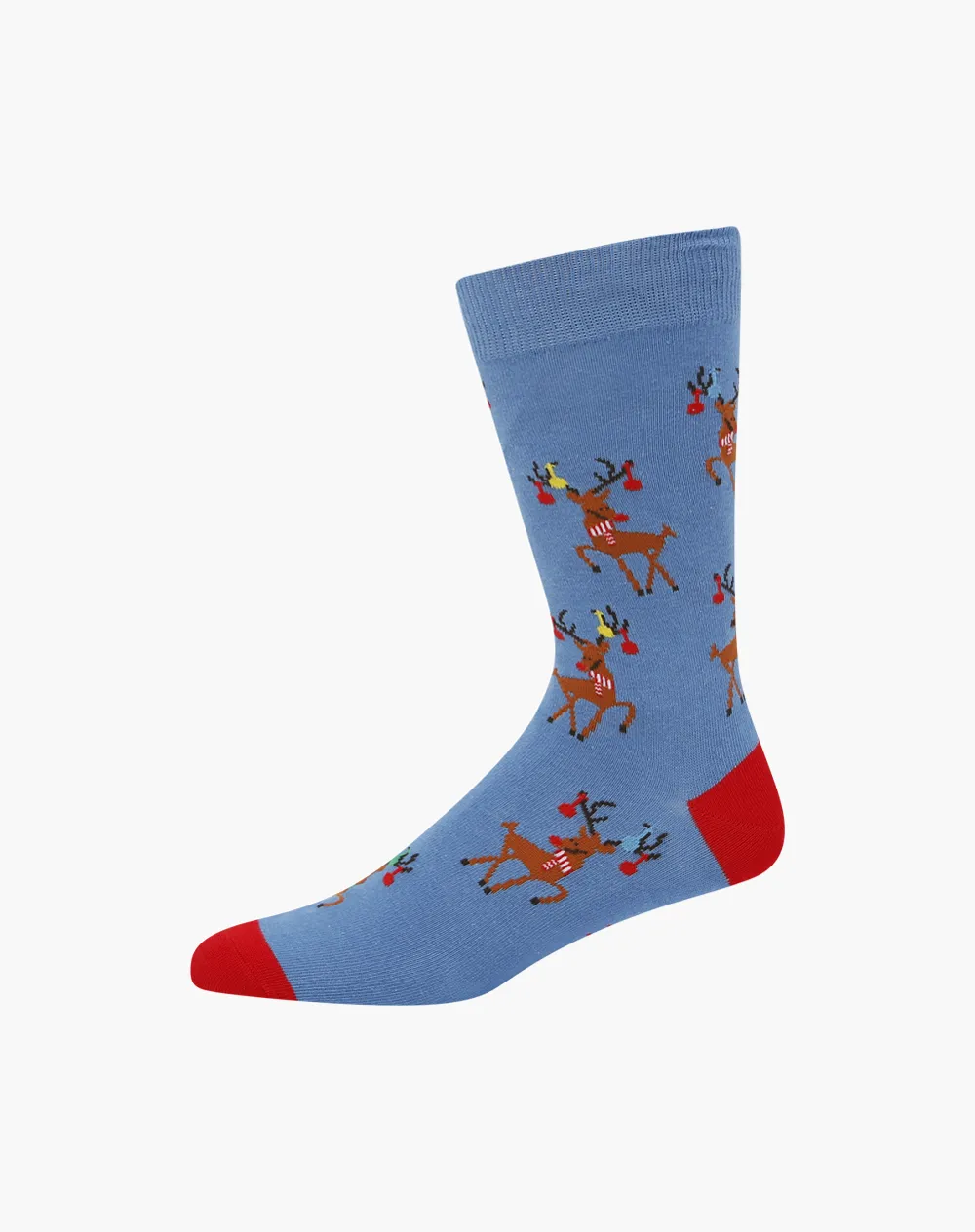 MENS CHRISTMAS PRANCER BAMBOO SOCK