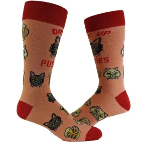 Men’s “Drink up Pussies“ crew sock